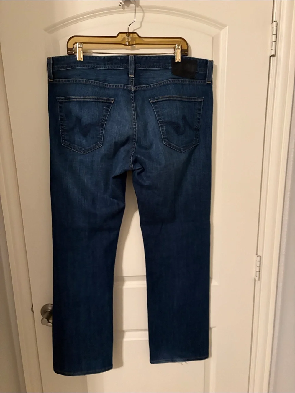 Men's AG Dark Blue Denim Jeans